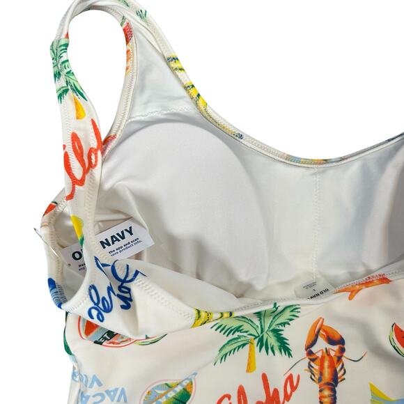 Old Navy Women's Matte One Piece Swimsuit Size L - Picture 6 of 8